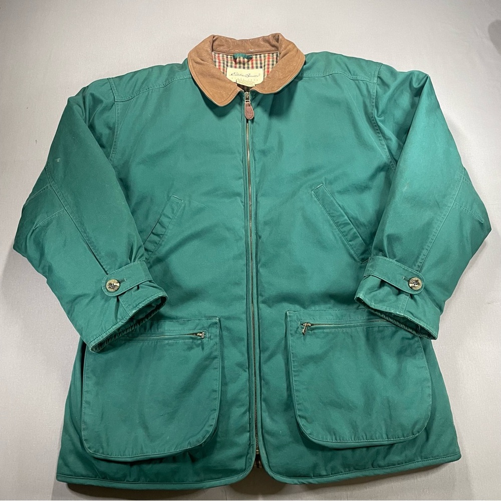 VINTAGE Eddie Bauer Genuine Barn/Chore/Field Down Filled Coat - Womens Large